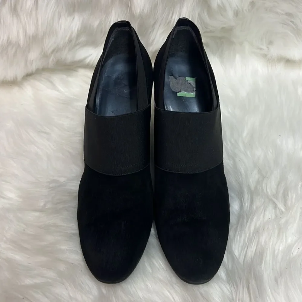 Stuart Weitzman black suede wedge shoes size 10 B33‎ - Picture 6 of 12
